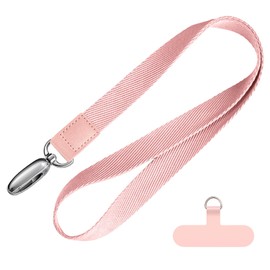 CHUQING Phone Lanyard Light Pink Universal Cell Phone Strap for Most Smartphones
