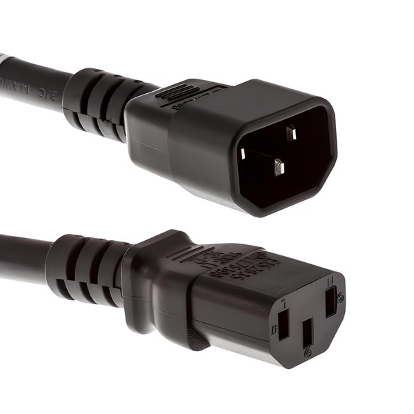 CablesAndKits - 3 Prong Power Cord (3ft) - 15A/250V, 14