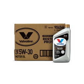 Valvoline Restore & Protect Full Synthetic 5W-30 Motor Oil 1 QT, Case of 6
