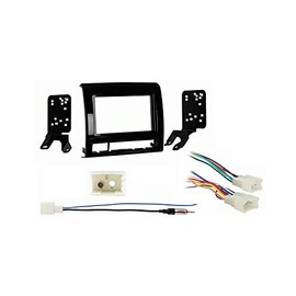 Harmony Audio HA-40LX11 Compatible with Toyota Tacoma 2013-2014 Stereo Aftermarket Radio Antenna Adapter, MET13-95-8235CHG Double DIN Charcoal Install Dash Kit and HA-701761 Aftermarket Radio Harness