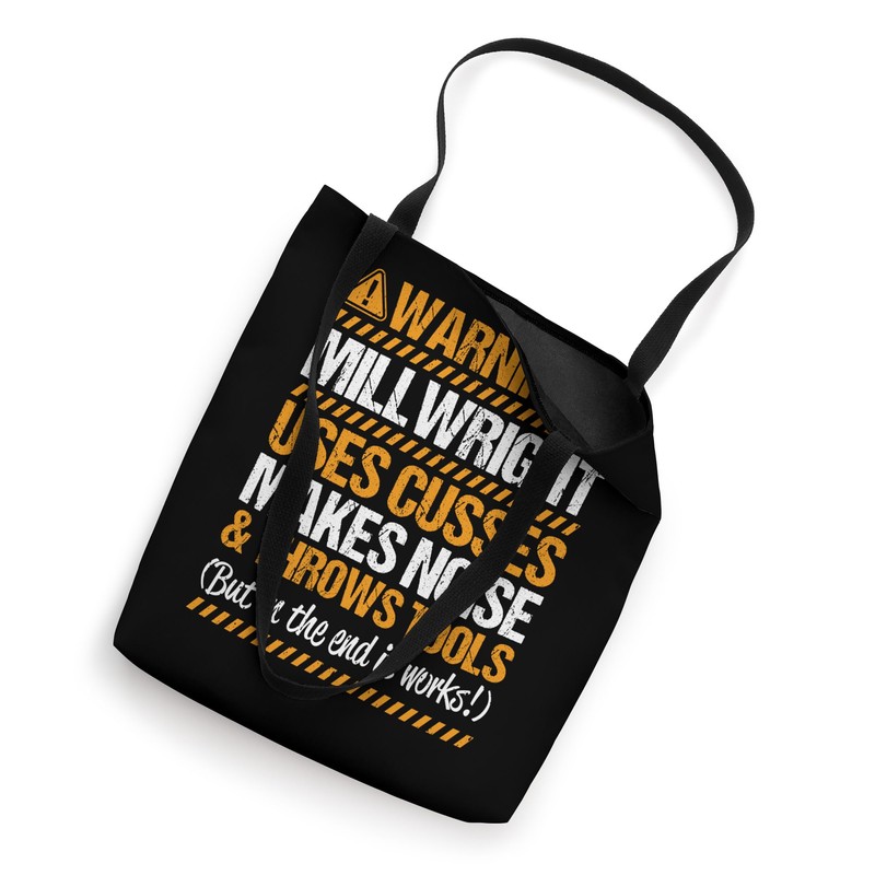 Millwright Industrial Mechanic Throws Tools Millwright Tote Bag