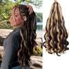French Curly Braiding Hair 8 Packs Loose Wavy Braiding Hair