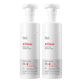 Dr. G Aclear Balancing Bubble Foam, 150ml, 2 pieces / 닥터지 에이클리어 밸런싱 버블 폼, 150ml, 2개