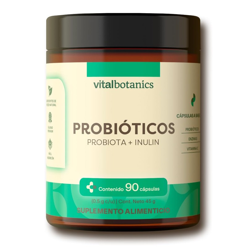 Vital Botanics Probióticos 60 Billion CFU con Prebióticos
