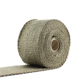 JC Performance Products USA Exhaust Pipe Wrap, Heat Shield Tape in: Fiberglass, Basalt (Titanium), Vermiculite or Foil Faced.