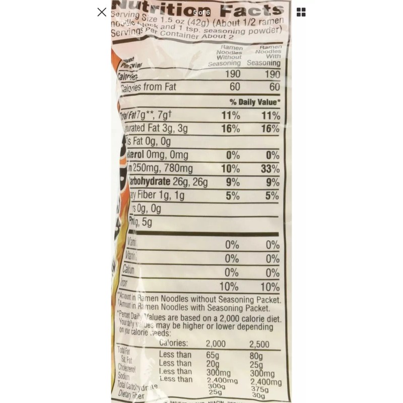 Nissin 1 Ea 5 Pack Nissin Top Ramen Noodle Soup