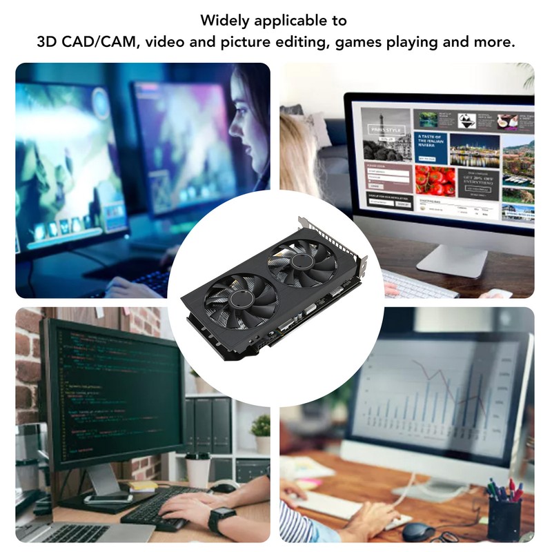 Desktop Graphics Card 8GB GDDR6 256bit 1845MHz 16000MHz 3D API