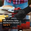Flintronic Grill Gloves Heat Resistant Fire Resistant Oven Gloves Hand