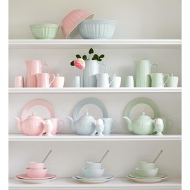 Greengate STWPLAAALI2906 Alice Plate Pale Blue 22 cm (Pack of 1)