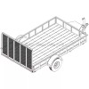 Johnson Trailer Parts 6′ 10" x 12′ Utility Trailer Plans