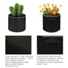 0XBIT Grow Bags, 4 Pack Black Plant Bag Plant Bag