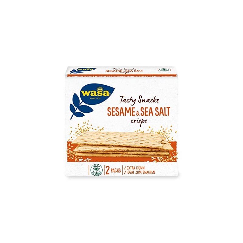 Wasa Crispbread, Sesame & Sea Salt, 190 g