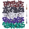 Yakamoz 250Pcs Sanding Bands for Drill Nail, 5 Colors Sanding