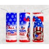 Patriotic Gnomes Tumbler Sublimation Prints-Ready To Press Prints Bundle
