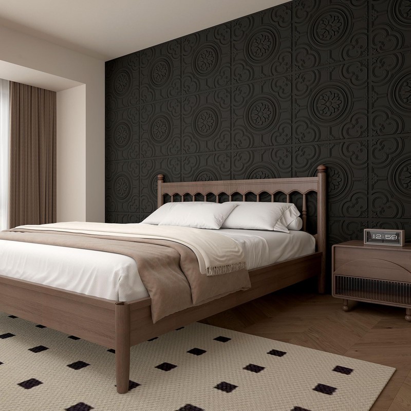 WOWSTAR 12-Pack 24"x24" Drop Ceiling Tiles, Waterproof Glue up Ceiling