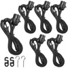 6 Pack Plug in Hanging Light Kit for Christmas E26/e27