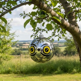 Pisces Reflective Bird Scarer Ball Shiny Pond Deterrent Fish Protection from Birds for Garden
