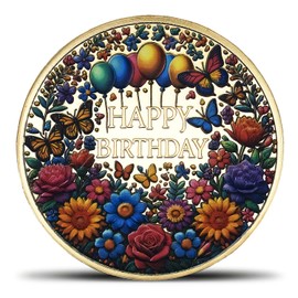 Birthday Challenge Coin Happy Birthday Coins Collectible Gift for Celebrations