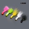 QUA'ANNYU Marabou Feather Ice Fishing Jigs 40pc | 1/8oz 1/16oz