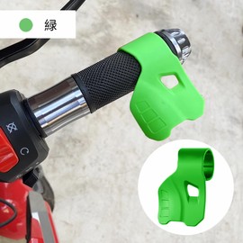 Charming Decoration Throttle Assist, Bike Axle Assist, Axle Assist, Easy Installation, 2 Pieces, Versatile, Bike Equipment, Comes with Anti-theft Wire (Green)