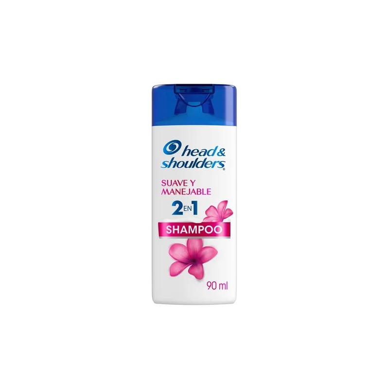 Shampoo 2en1 Head & Shoulders Suave y Manejable 90 ml