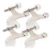 NUOBESTY Door Hinge Stopper 4pcs Door Gap Blocker with Cushioned