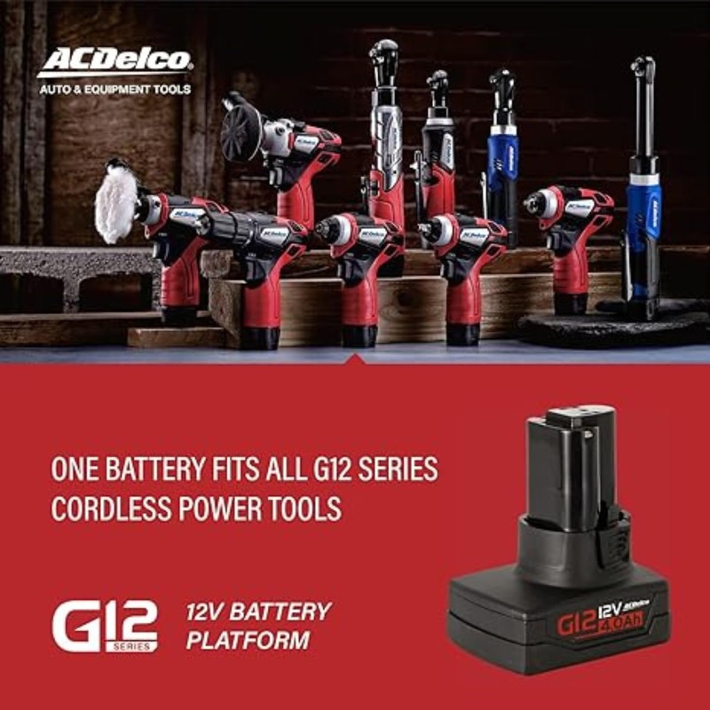 ACDelco AB1225LA-2 G12 Series 12V Li-ion Interchangeable Battery Pack 4.0