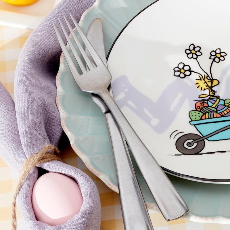 Lenox Peanuts Snoopy 4-Piece Easter Accent Plates Set, 4 Count,