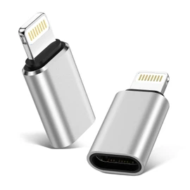 GAEF Type C to Lightning Conversion Adapter 2-Piece Set Type C to Lightning Conversion Adapter PD Charging & 480Mbps Data Transfer (PC to PC Only) [Earphone Incompatible, OTG Function and External