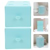 Ciieeo 2pcs Stackable Desktop Organizer Plastic Stackable Drawer Bins Small