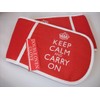 Keep Calm and Carry on - Double Oven Glove