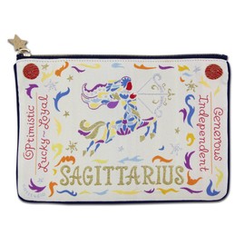 Catstudio Astrology Zipper Pouch, Sagittarius Zodiac Sign, Celebrate November & December Birthdays with Travel Toiletry Bag, Ideal Gift for Sagittarius, Makeup Bag, Dog Treat Pouch, Travel Purse Pouch