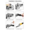 Power Grinder Universal Conversion Head Stainless Steel Electric Angle Grinder