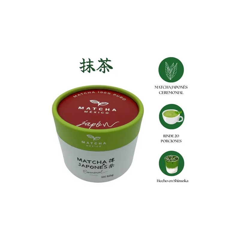 Matcha Japones 50g Grado Ceremonial 100% Puro Para Bebidas