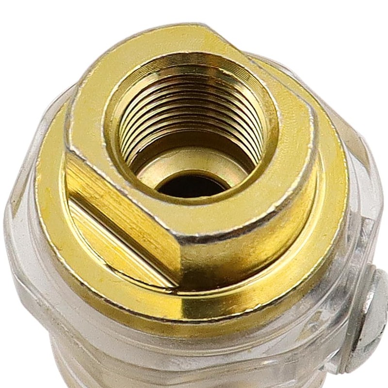 Tiardey 2pcs Mini Inline Oiler, for Air Tools 1/4 BSP