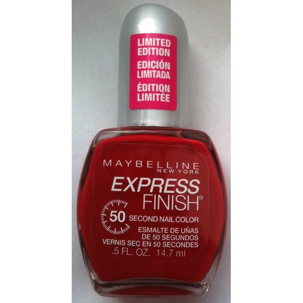 Maybelline New York Express Finish 50 Second Nail Color, Salsa Sun #628