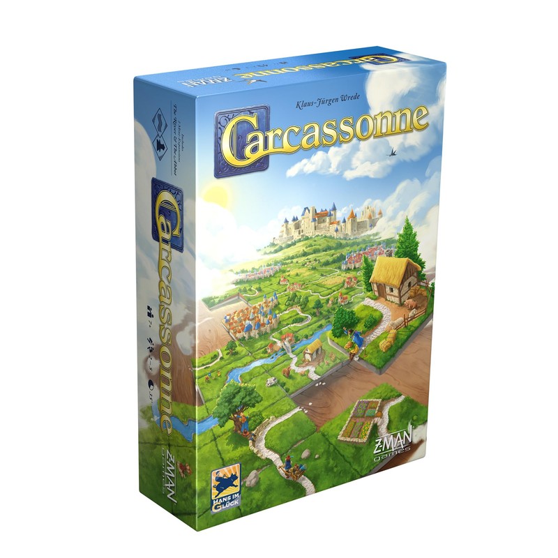Carcassonne Board Game (BASE GAME) - Classic Tile-Laying Strategy for