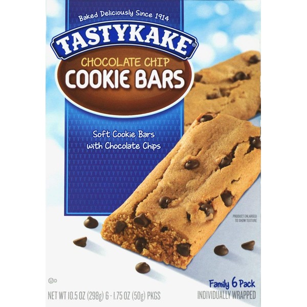 Tastykake: Chocolate Chip Cookie Bars 3 Boxes by Tastykake