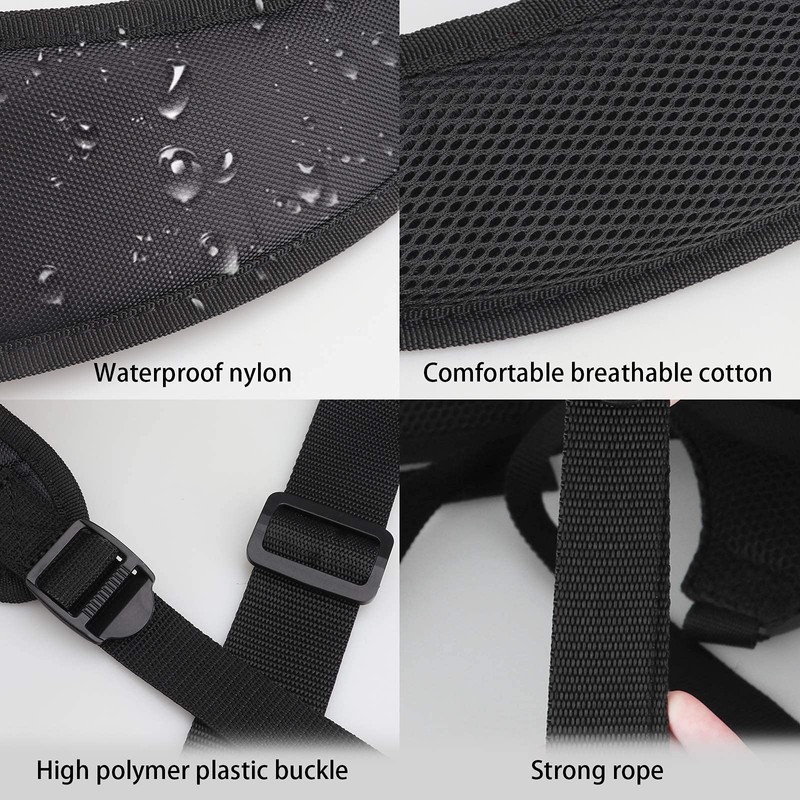 Big Teeth Golf Bag Shoulder Strap Double Padded Adjustable Angle