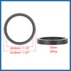 A ABSOPRO 5pcs Headset Spacer Matte Black Fit 1 1/8