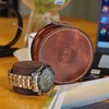 TOURBON Leather Watch Case, Watch Storage Box, For 1 Bottle,