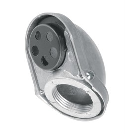 Volteck MUFAR-1-1/4, Mufa roscada 1-1/4" para tubo cuerpo de aluminio y base de ABS