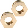 2pcs 1" NPT Male x 1/2" NPT Female Brass Reducer