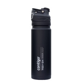 Contigo Free Flow Stainless Steel Water Bottle, 100% Leak-Proof, Large BPA Free Insulated Thermal Water Bottle, Keeps Drinks Cold for up to 29 Hours, Premium Outdoor Insulated Sports Bottle, 700ml
