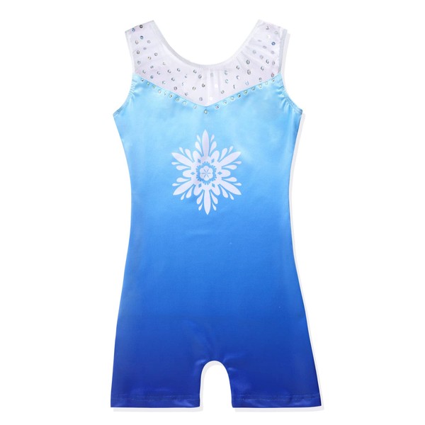 Kidsparadisy Gymnastics Leotards for Girls Mesh Breathable Sparkly Ballet Dance