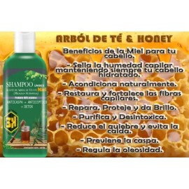 Shampoo Árbol De Té Con Miel Détox 500ml Vivonatural  3h                                                                                              