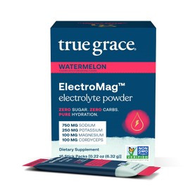 True Grace ElectroMag Watermelon - Electrolyte Powder for Hydration