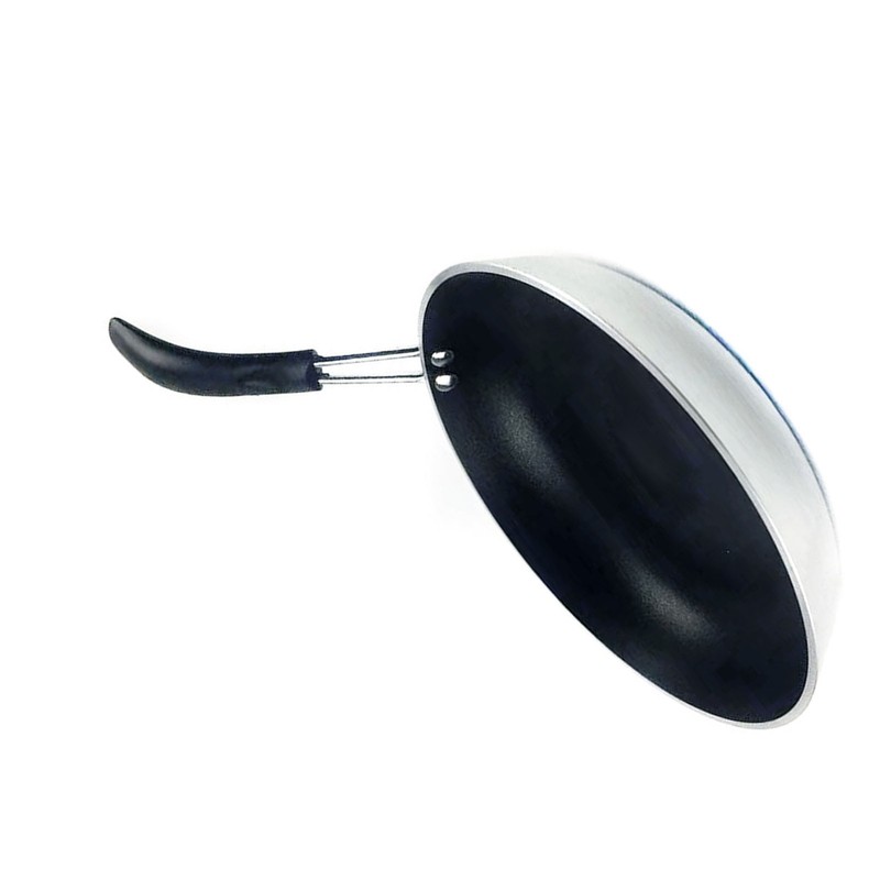 Frying Pan Nonstick High Temperature Resistant Small Flat Bottom Aluminum