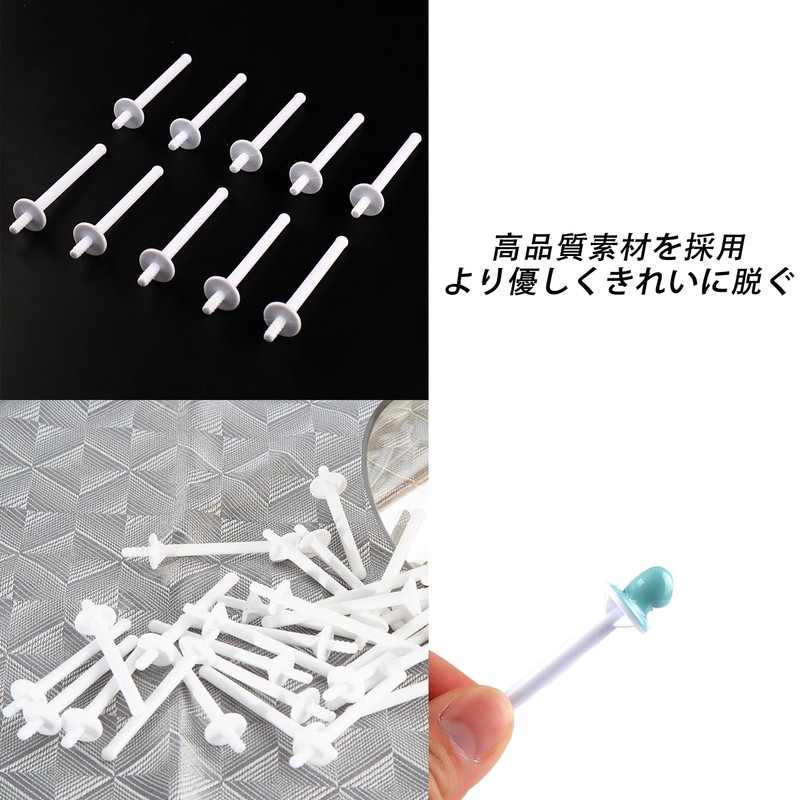 ALLVD Nose Hair Removal Wax Sticks, 50 Pcs Nose Hair