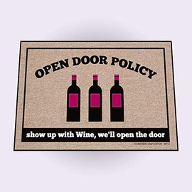High Cotton Doormat, Open Policy Wine